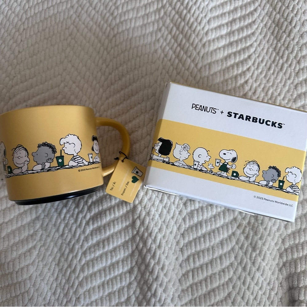 Peanuts Starbucks Yellow Mug